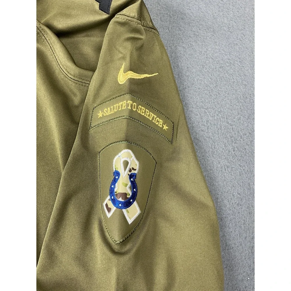 Indianapolis‎ Colts Jersey Mens Large Green NFL Football Nike Andrew Luck